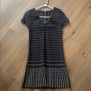 Ted Baker Black and White Patterned Dress